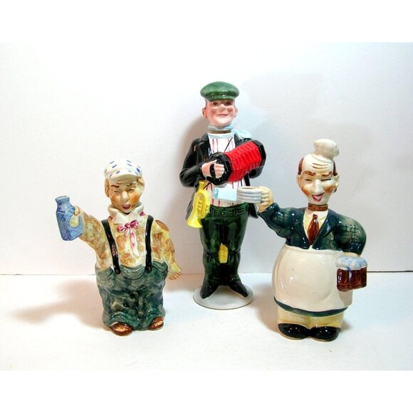 Vintage Liquor Bottles Set of Three, Waiter, Musician, Drunkard - Picture 5 of 5